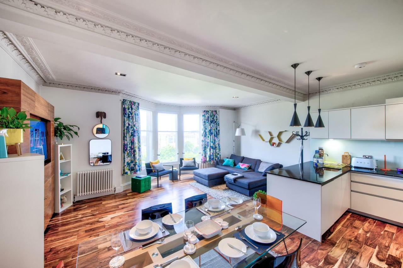 Modern Flat With Fantastic Views Apartment เอดินบะระ ภายนอก รูปภาพ