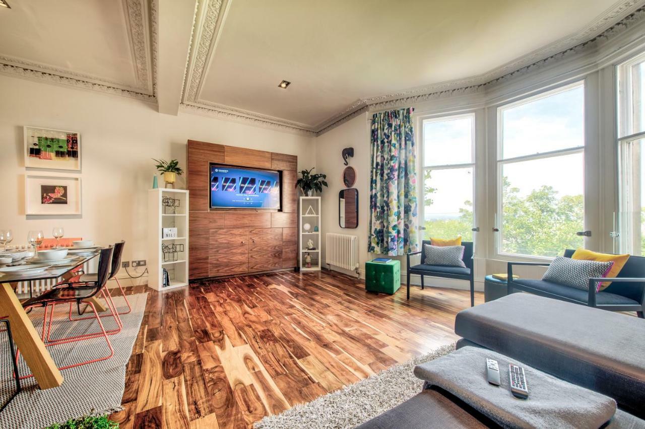Modern Flat With Fantastic Views Apartment เอดินบะระ ภายนอก รูปภาพ