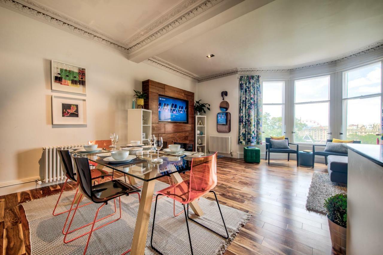 Modern Flat With Fantastic Views Apartment เอดินบะระ ภายนอก รูปภาพ